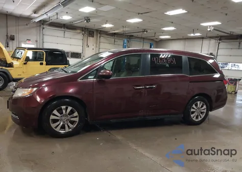 2014 Honda Odyssey Ex from USA, damaged, VIN 5FNRL5H49EB005158